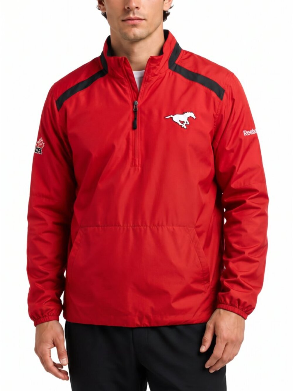 CALGARY STAMPEDERS CFL SIDE LINE JACKET (MEDIUM)